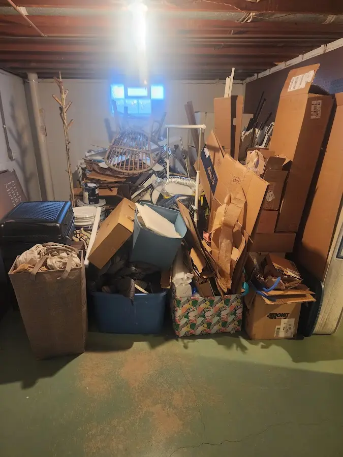 Roll-off dumpster container at job site for Yard Waste Dumpster Rental in West Plains